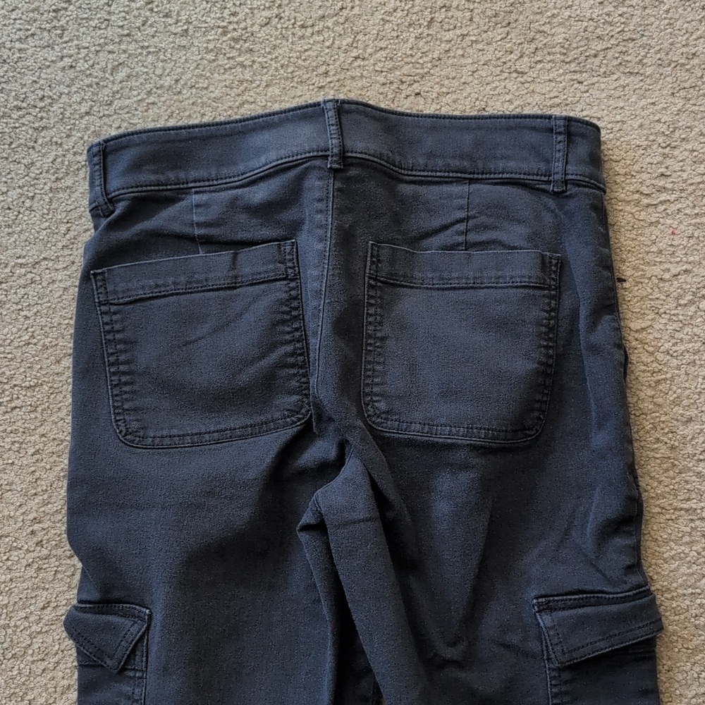 Loft Outlet Straight Crop Black Jeans Size 6 - Picture 7 of 8